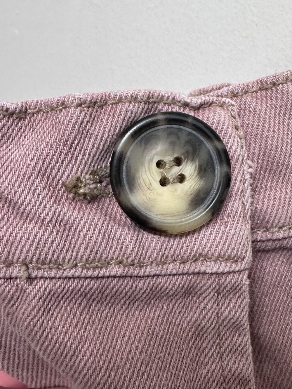 Free People “Eisenhower” Denim Button-Up Jacket (Dusty Pink/Mauve) - Picture 8 of 10